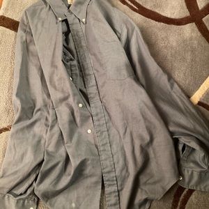 VNTG Manhattan blue button down men’s shirt L 16-16 1/2